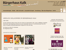Tablet Screenshot of buergerhauskalk.de